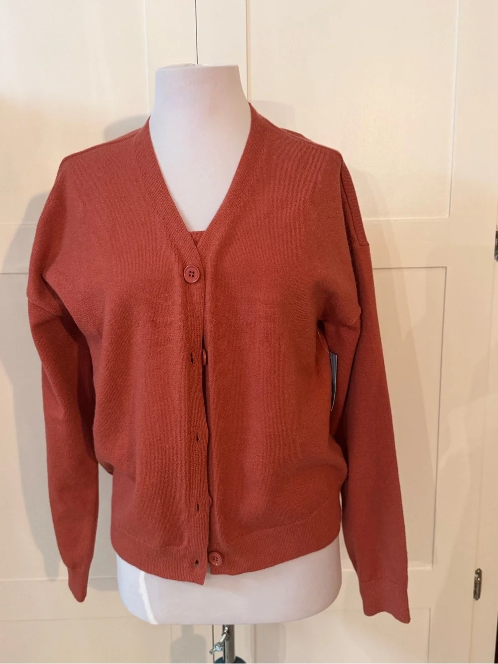 Pumpkin Two-Piece Sweater Cardigan Set NWT